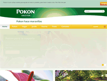 Tablet Screenshot of pokon-cl.com
